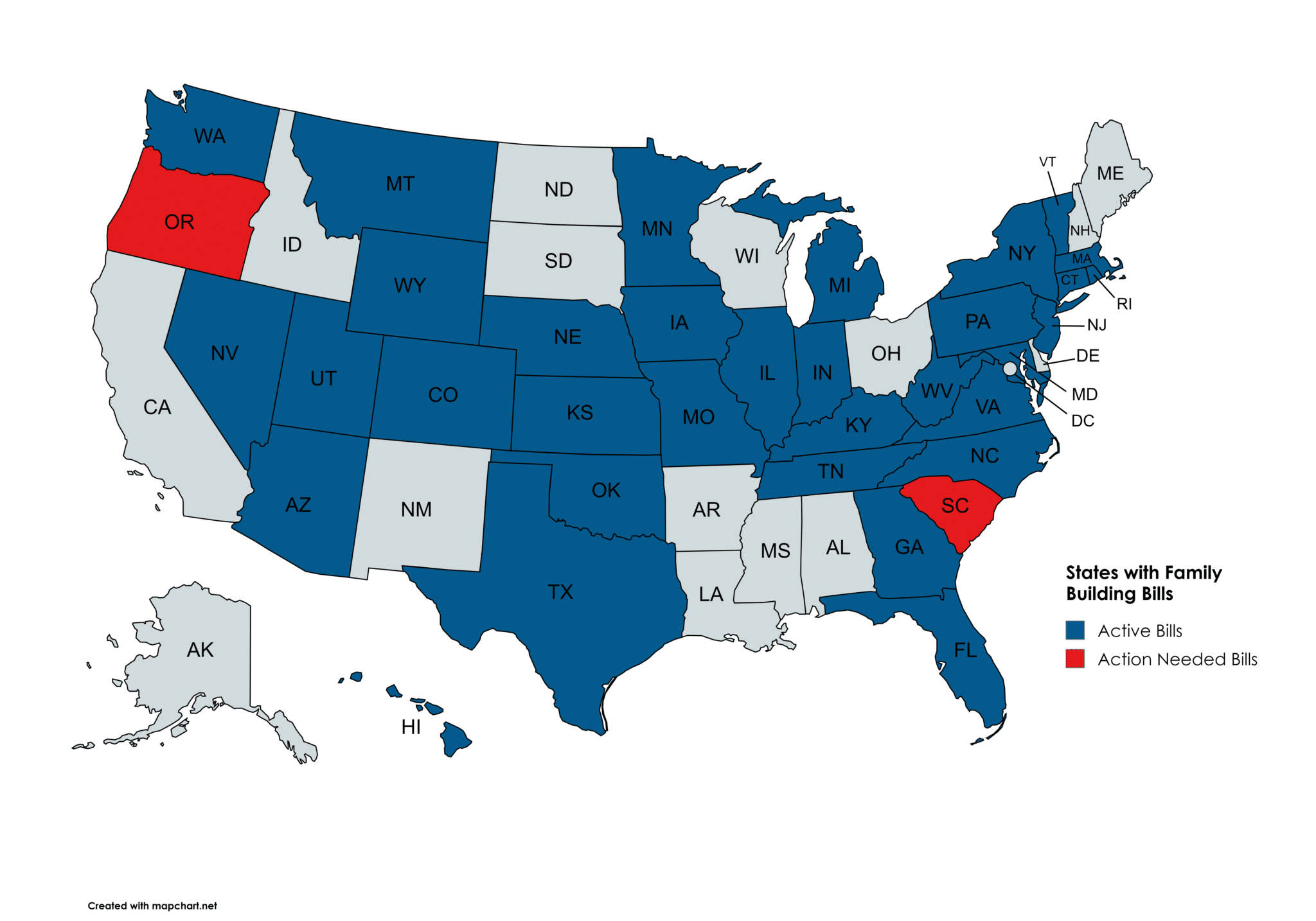 State advocacy Map