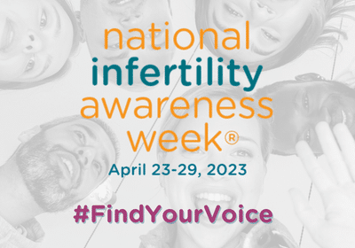 2023 National Infertility Awareness Week #FindYourVoice