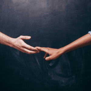 Relationship Holding Hands Partners reaching for each other
